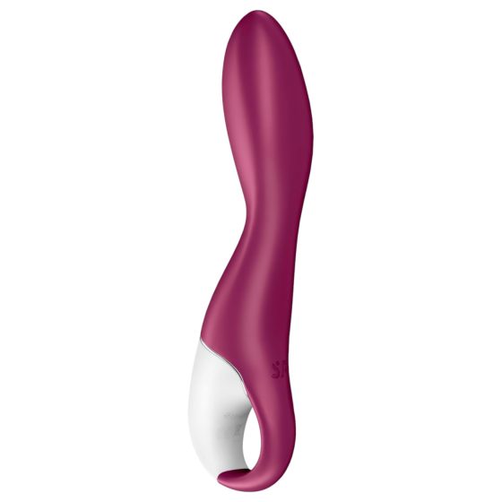 Satisfyer Heated Thrill - chytrý zahřívací vibrátor - červený