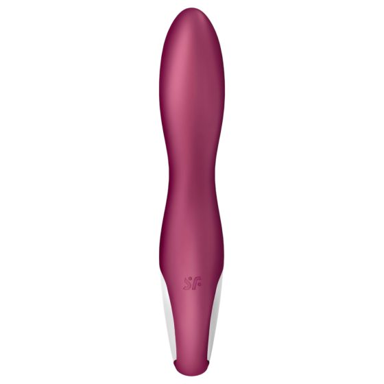 Satisfyer Heated Thrill - chytrý zahřívací vibrátor - červený