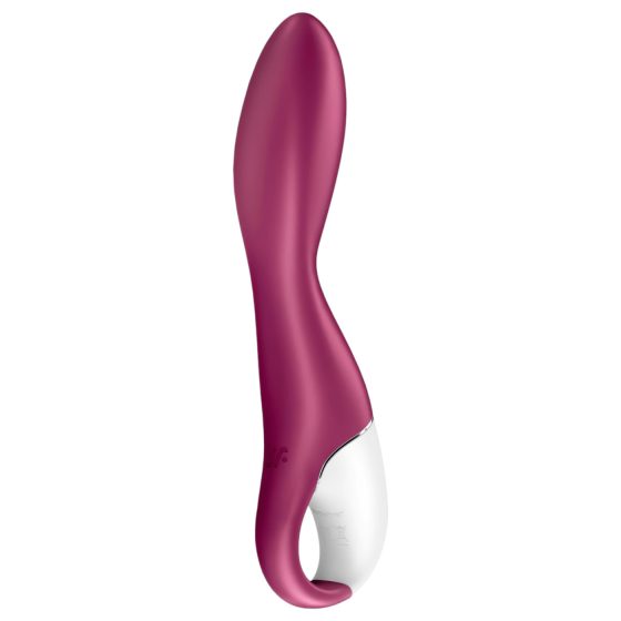 Satisfyer Heated Thrill - chytrý zahřívací vibrátor - červený