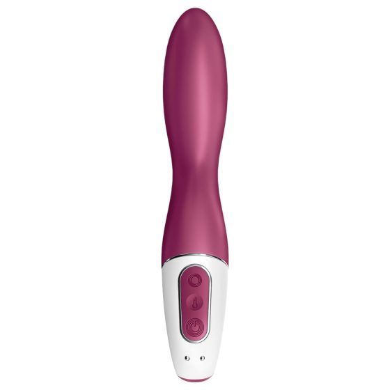 Satisfyer Heated Thrill - chytrý zahřívací vibrátor - červený