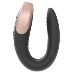   Satisfyer Double Love - chytrý párový vibrátor s dálkovým ovládáním (černý)