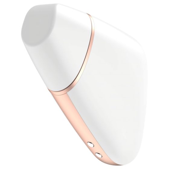 Satisfyer Love Triangle - chytrý stimulátor klitorisu s tlakovými vlnami (bílý)