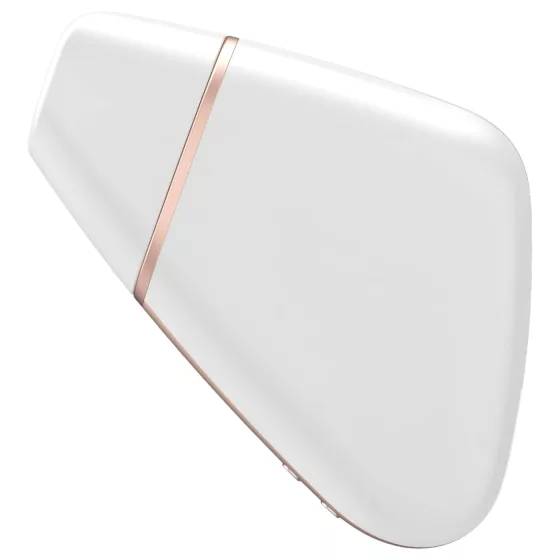 Satisfyer Love Triangle - aplikací řízený stimulátor klitorisu s tlakovými vlnami (bílý)