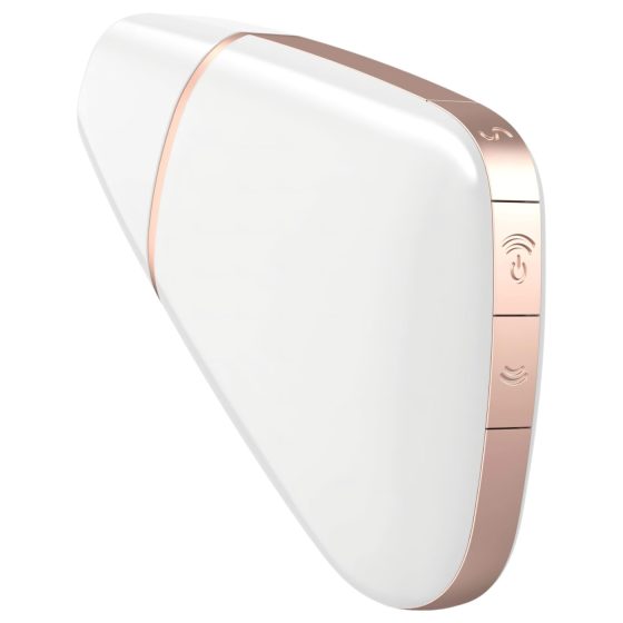 Satisfyer Love Triangle - chytrý stimulátor klitorisu s tlakovými vlnami (bílý)