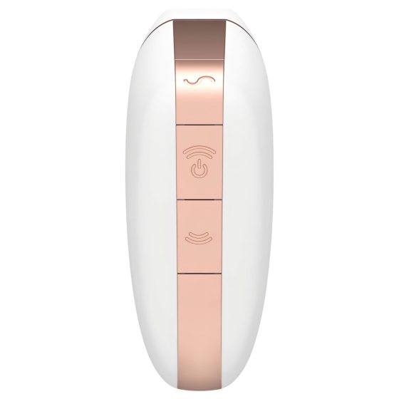 Satisfyer Love Triangle - chytrý stimulátor klitorisu s tlakovými vlnami (bílý)