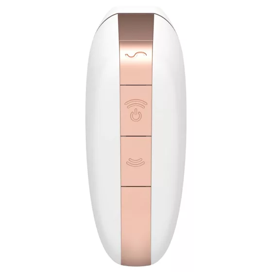 Satisfyer Love Triangle - aplikací řízený stimulátor klitorisu s tlakovými vlnami (bílý)