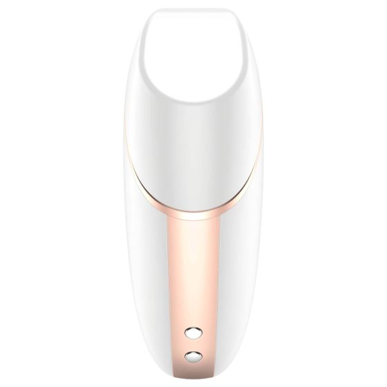 Satisfyer Love Triangle - chytrý stimulátor klitorisu s tlakovými vlnami (bílý)