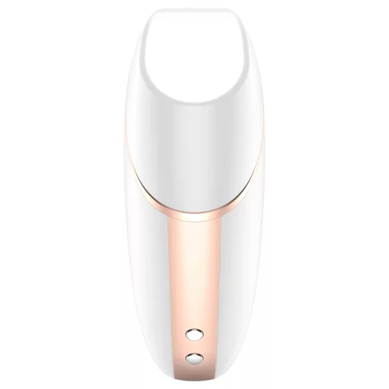 Satisfyer Love Triangle - aplikací řízený stimulátor klitorisu s tlakovými vlnami (bílý)