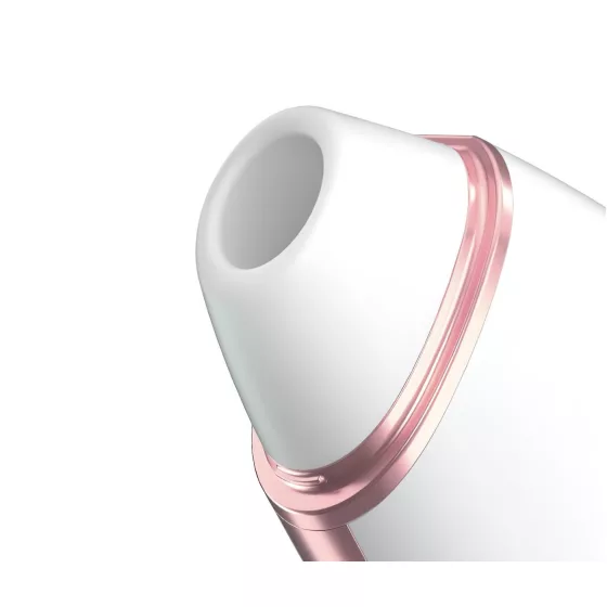 Satisfyer Love Triangle - aplikací řízený stimulátor klitorisu s tlakovými vlnami (bílý)