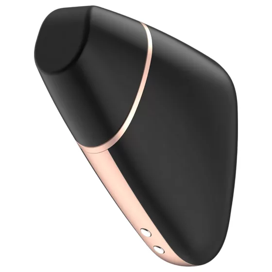 Satisfyer Love Triangle - aplikací ovládaný stimulátor klitorisu s tlakovými vlnami (černý)