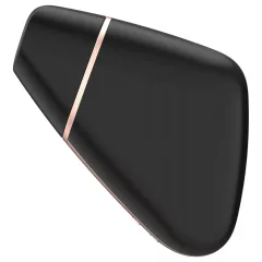   Satisfyer Love Triangle - aplikací ovládaný stimulátor klitorisu s tlakovými vlnami (černý)