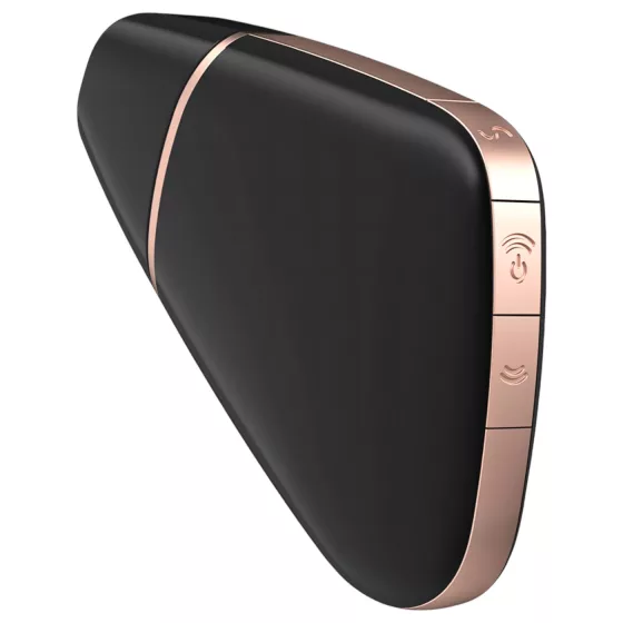 Satisfyer Love Triangle - aplikací ovládaný stimulátor klitorisu s tlakovými vlnami (černý)