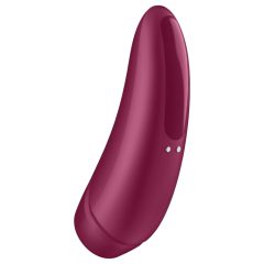   Satisfyer Curvy 1+ - chytrý stimulátor klitorisu s tlakovými vlnami - červený