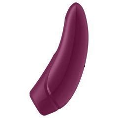   Satisfyer Curvy 1+ - chytrý stimulátor klitorisu s tlakovými vlnami - červený