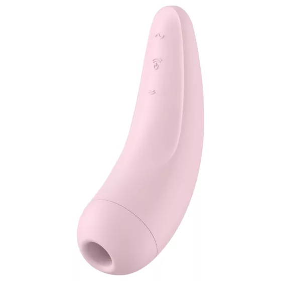 Satisfyer Curvy 2+ - chytrý stimulátor klitorisu na vlny vzduchu - růžový