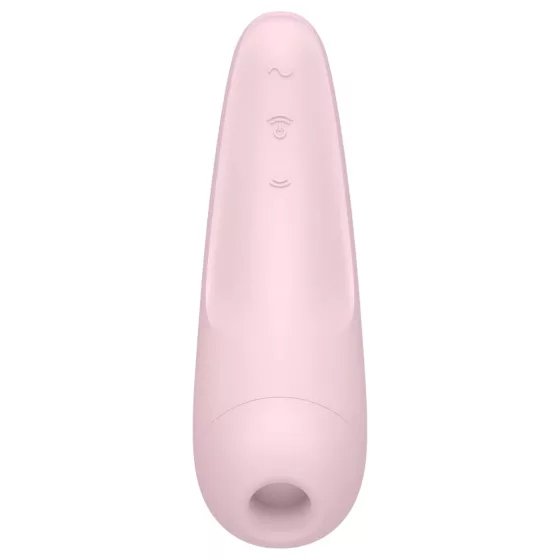 Satisfyer Curvy 2+ - chytrý stimulátor klitorisu na vlny vzduchu - růžový