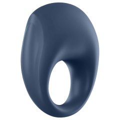   Satisfyer Strong One - chytrý vibrační kroužek na penis (modrý)