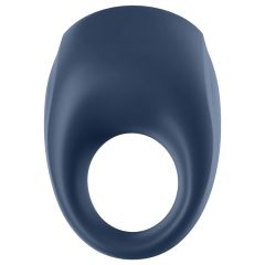   Satisfyer Strong One - chytrý vibrační kroužek na penis (modrý)