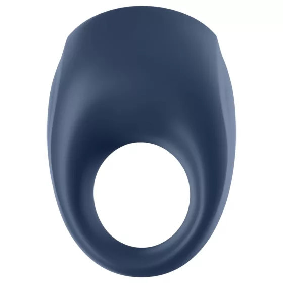 Satisfyer Strong One - vibrační erekční kroužek pro muže s ovládáním aplikací (modrý)