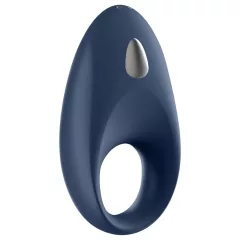   Satisfyer Mighty One - vibrační erekční kroužek - chytrý - modrý