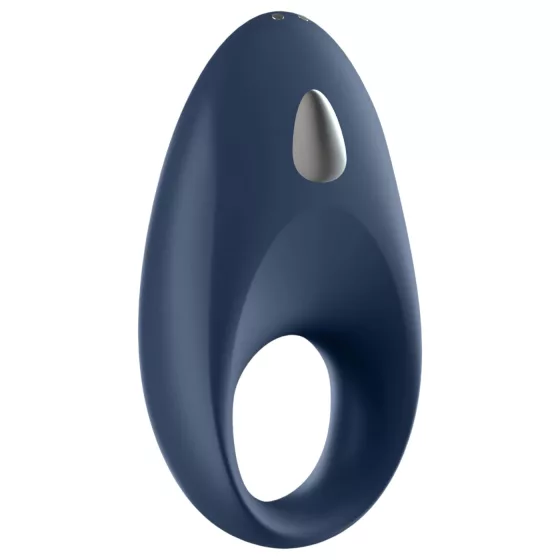 Satisfyer Mighty One - Vibrační erekční kroužek pro muže ovládaný aplikací (modrý)