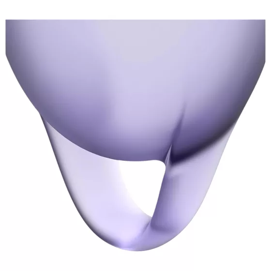 Satisfyer Feel Confident - menstruační kalíšek sada - fialová