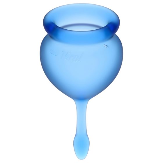 Satisfyer Feel Good - menstruační kalíšky sada (modrá) - 2 ks
