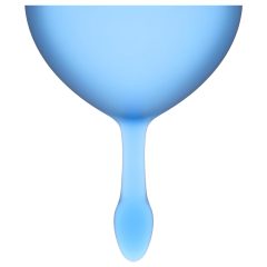   Satisfyer Feel Good - menstruační kalíšky sada (modrá) - 2 ks
