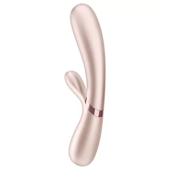 Satisfyer Hot Lover - vibrátor s ohřevem - stříbrný