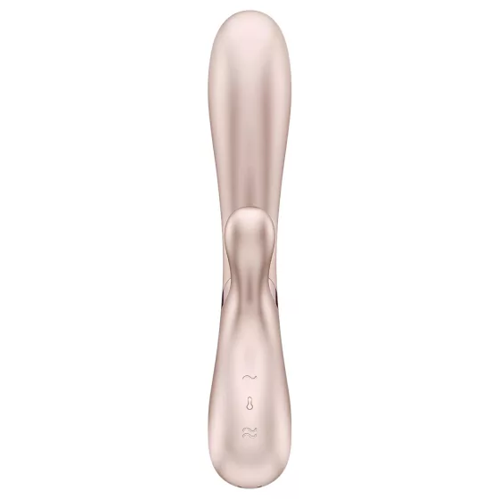 Satisfyer Hot Lover - vibrátor s ohřevem - stříbrný