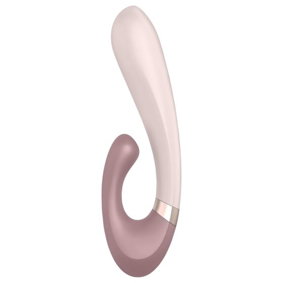 Satisfyer Heat Wave - chytrý, vyhřívaný, ramenní vibrátor (béžový)