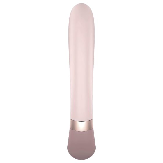 Satisfyer Heat Wave - chytrý, vyhřívaný, ramenní vibrátor (béžový)