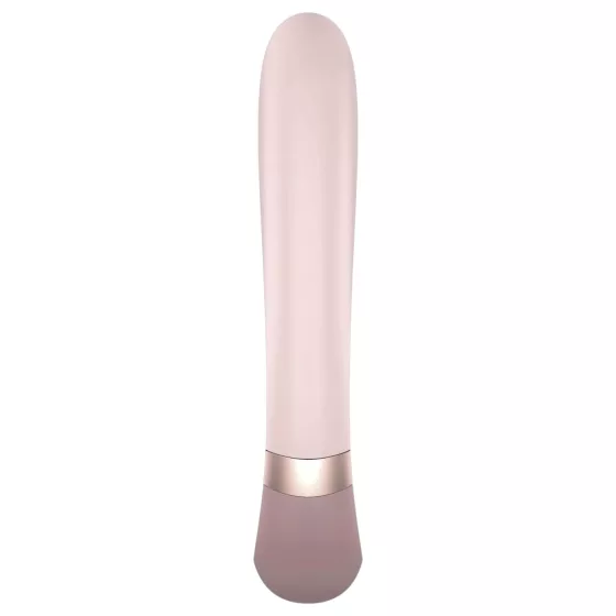Satisfyer Heat Wave - chytrý vibrační vibrátor s ohřevem a ramenem - béžový