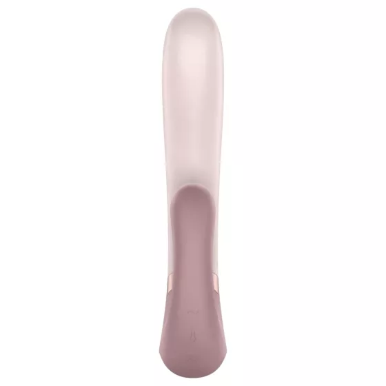 Satisfyer Heat Wave - chytrý vibrační vibrátor s ohřevem a ramenem - béžový