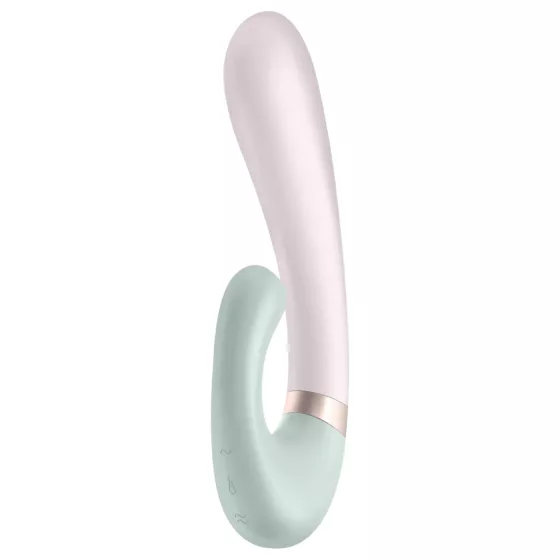Satisfyer Heat Wave - vibrační ohřívací přístroj ovládaný aplikací (mátový)