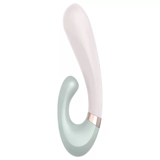 Satisfyer Heat Wave - vibrační ohřívací přístroj ovládaný aplikací (mátový)