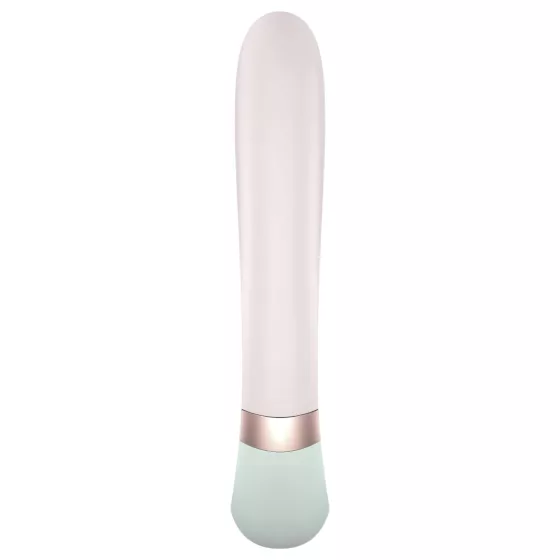Satisfyer Heat Wave - vibrační ohřívací přístroj ovládaný aplikací (mátový)