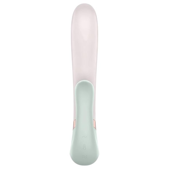 Satisfyer Heat Wave - chytrý hřejivý vibrátor s ramenem (mátový)