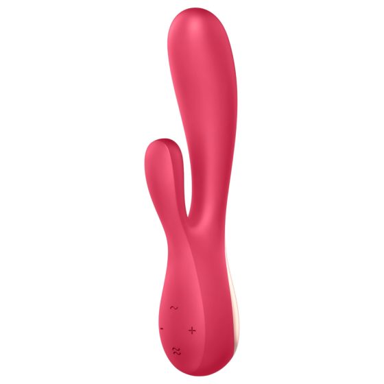 Satisfyer - vibrátor Mono Flex - vodotěsný, chytrý, červený