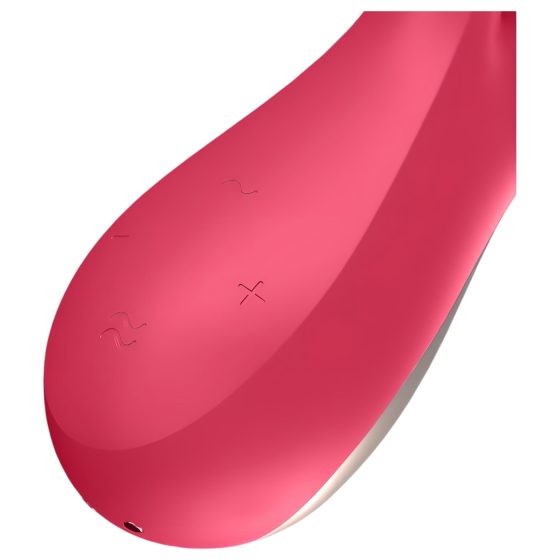Satisfyer - vibrátor Mono Flex - vodotěsný, chytrý, červený