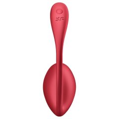   Satisfyer Shiny Petal - vibrační vajíčko s dálkovým ovládáním - červené