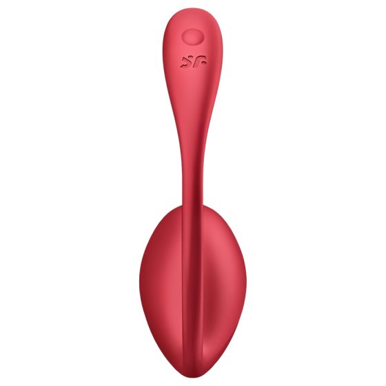 Satisfyer Shiny Petal - vibrační vajíčko s dálkovým ovládáním - červené