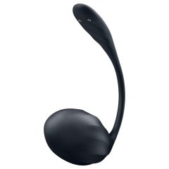   Satisfyer Ribbed Petal - rádiové vibrační vajíčko (černé)