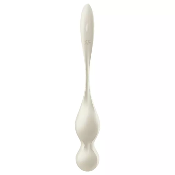 Satisfyer Love Birds 1 - vibrační venušiny kuličky ovládané aplikací (bílé)