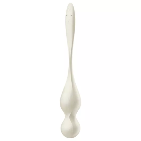 Satisfyer Love Birds 1 - vibrační venušiny kuličky ovládané aplikací (bílé)
