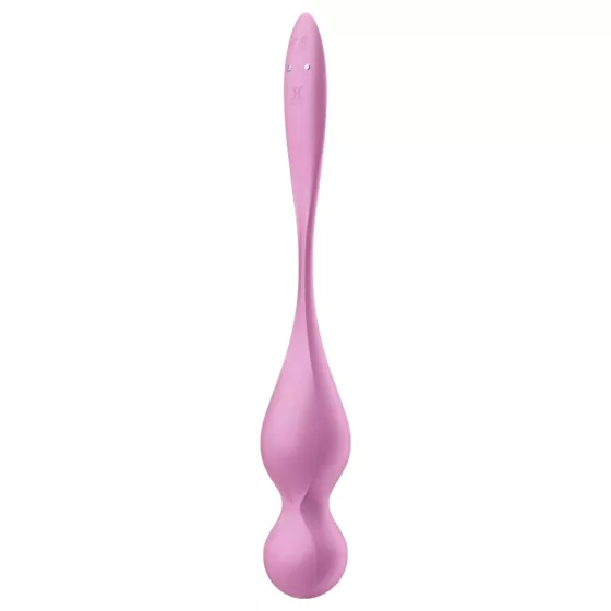 Satisfyer Love Birds 1 - vibrační gejša kulička ovládaná aplikací (růžová)