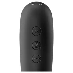   Satisfyer Dual Kiss - dobíjecí vaginální a klitorální vibrátor (černý)