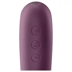   Satisfyer Dual Kiss - 2v1, vaginální a klitorální vibrátor (fialový)