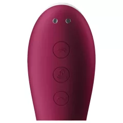   Satisfyer Dual Crush 2v1 stimulátor klitorisu a vibrátor na bod G (červený)