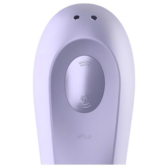 Satisfyer Dual Pleasure – chytrý vzduchový 2v1 vibrátor (fialový)